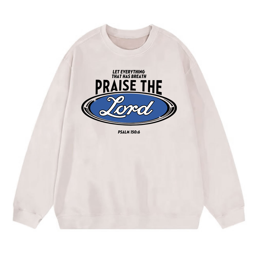 Praise The Lord Christian Washed Sweatshirt