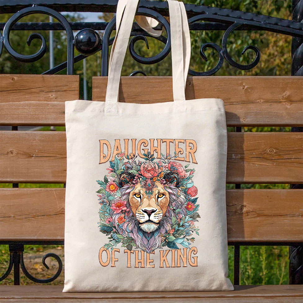 Daughter Of The King Christian Canvas Tote Bag
