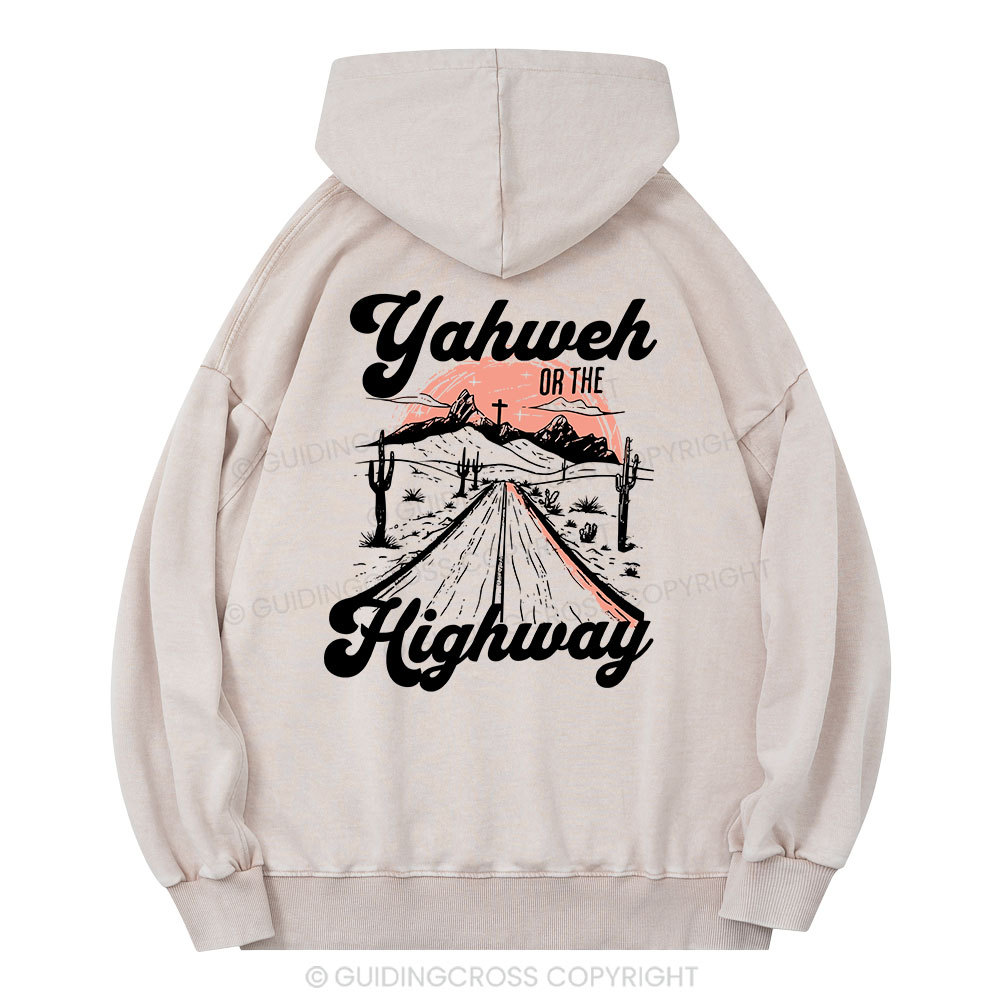 Yahweh Christian Washed Hoodie