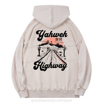 Yahweh Christian Washed Hoodie