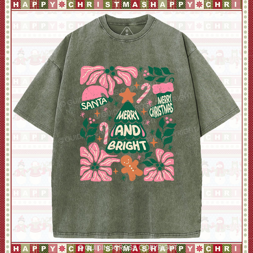 Be The Light Christian Washed T-Shirt