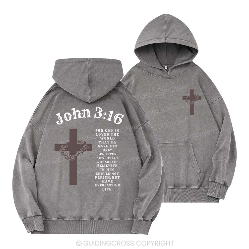 Faith Apparel Christian Washed Hoodie