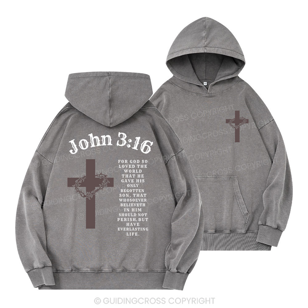 Faith Apparel Christian Washed Hoodie