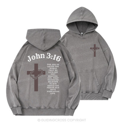 Faith Apparel Christian Washed Hoodie