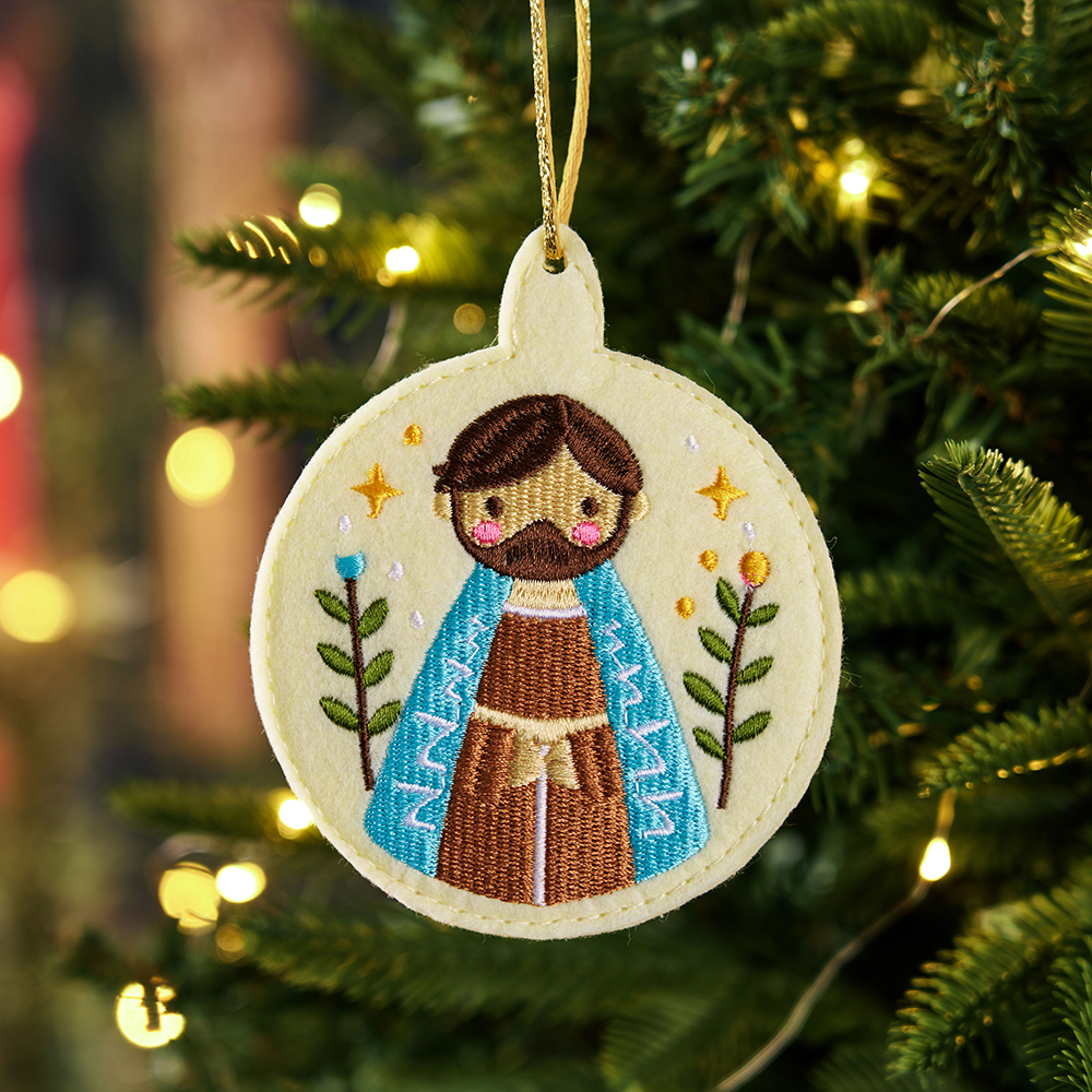Christ Christmas Felt Pendant