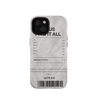 Jesus Paid It All Christian Phone Case