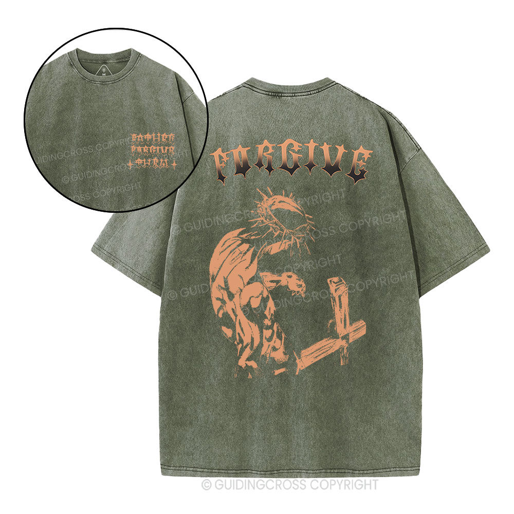 Forgiven Christian Washed T-Shirt