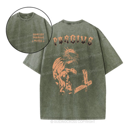 Forgiven Christian Washed T-Shirt