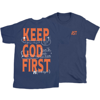 Keep God First Christian T-Shirt