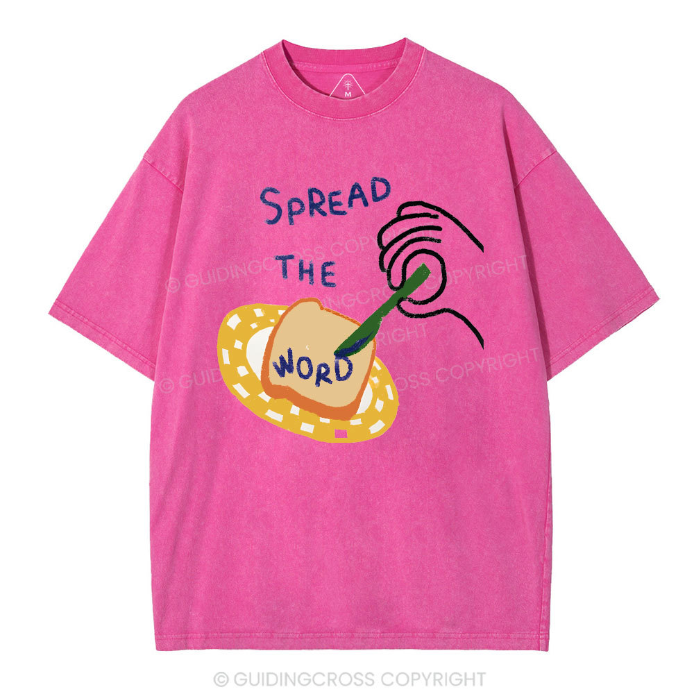 Spread The Word Christian Washed T-Shirt