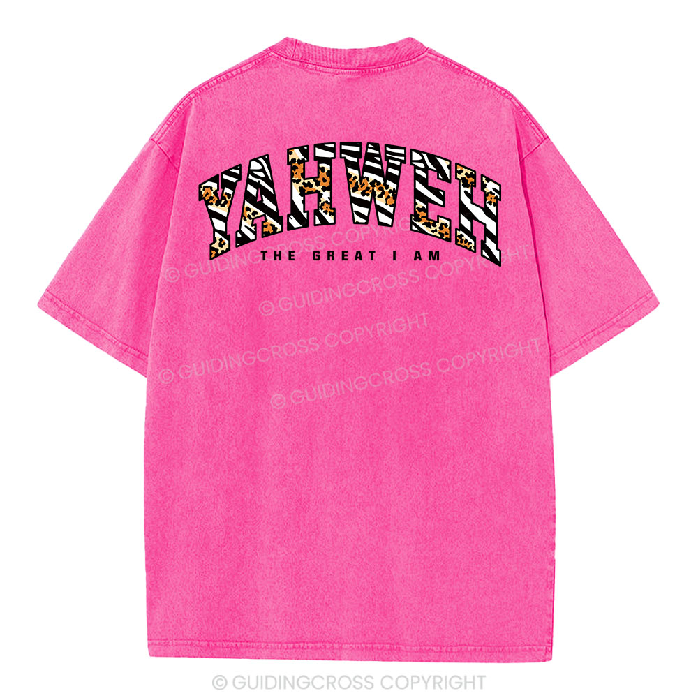 Yahweh Christian Washed T-Shirt
