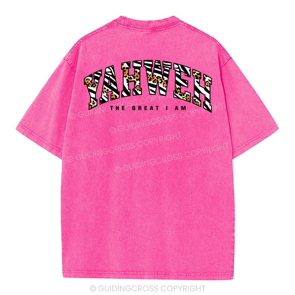 Yahweh Christian Washed T-Shirt