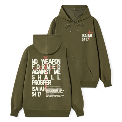 No Weapon Classic Christian Hoodie