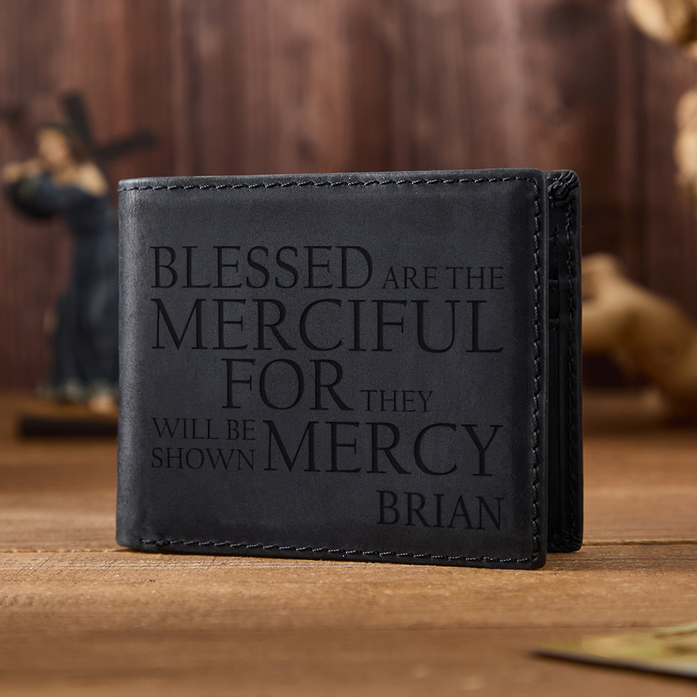 Personalized Bible Verses Leather Wallet