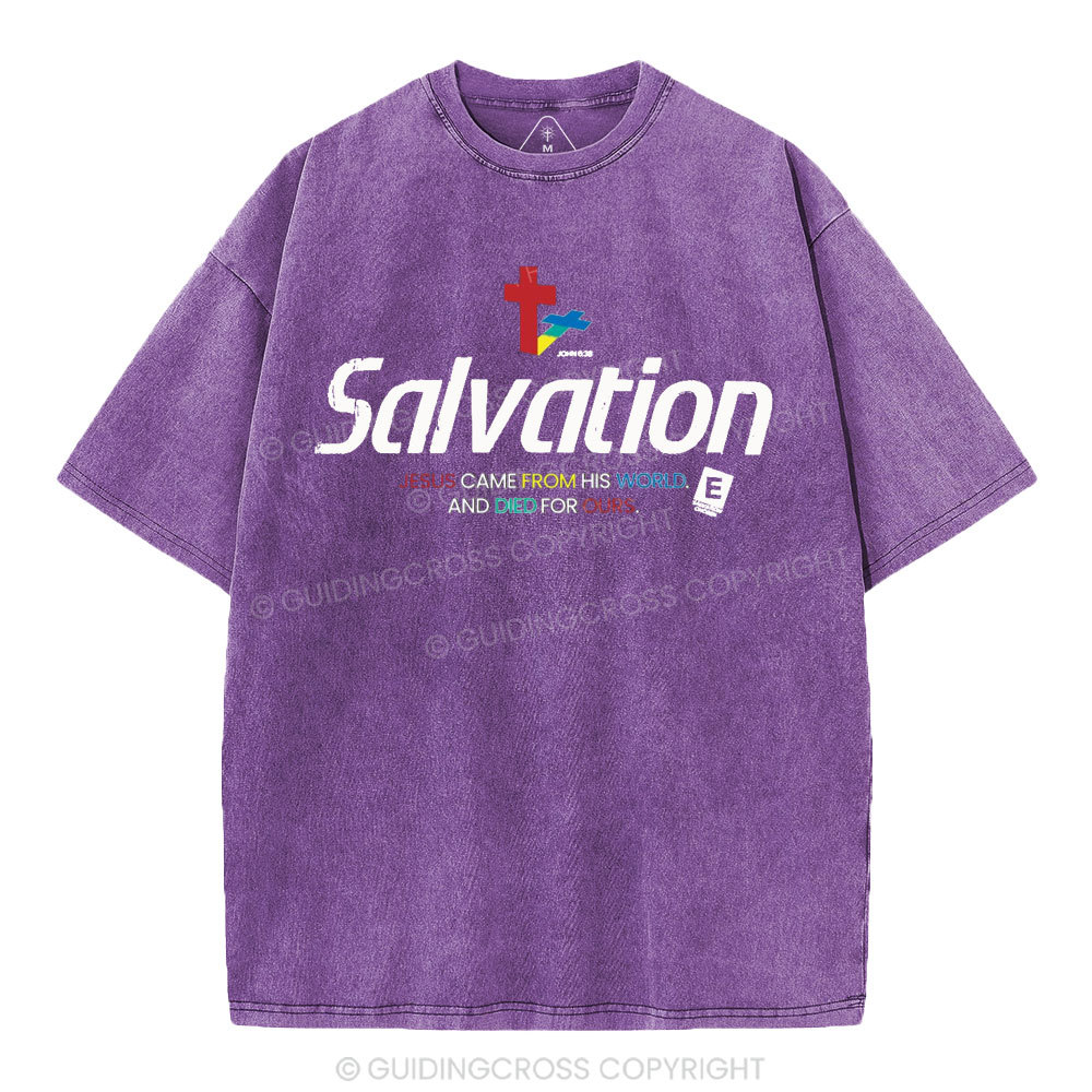 Salvation Christian Washed T-Shirt