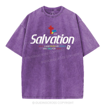 Salvation Christian Washed T-Shirt