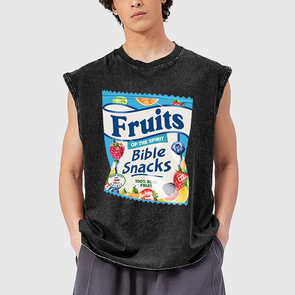Fruit Of The Spirit Christian Washed Tank Top