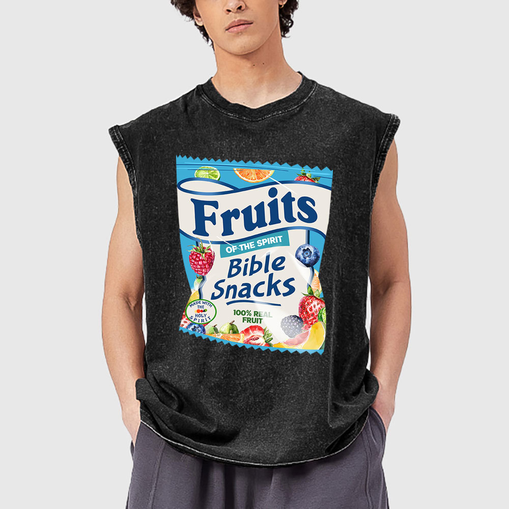 Fruit Of The Spirit Christian Washed Tank Top