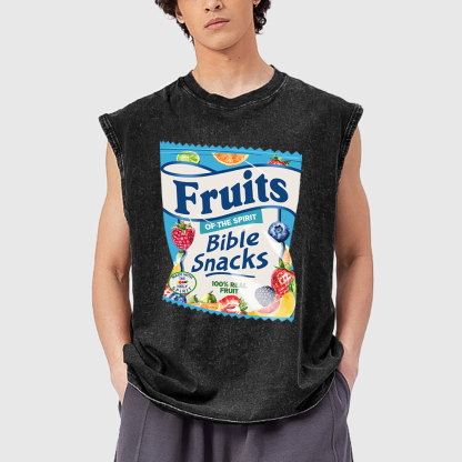 Fruit Of The Spirit Christian Washed Tank Top