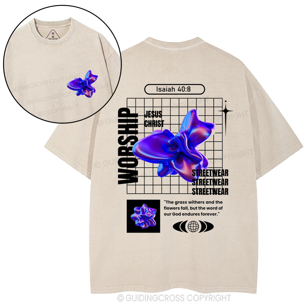 Worship Christian Washed T-Shirt