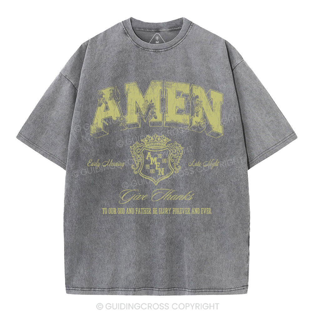 Amen Christian Washed T-Shirt