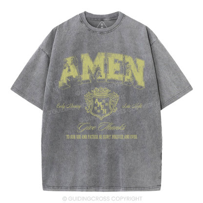 Amen Christian Washed T-Shirt