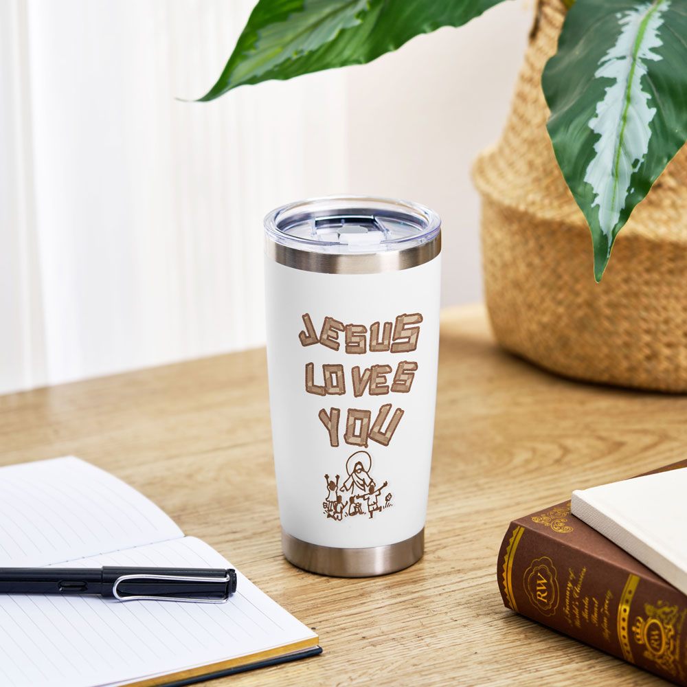 Jesus Loves You Christian 20OZ Tumbler