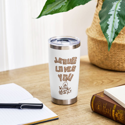 Jesus Loves You Christian 20OZ Tumbler