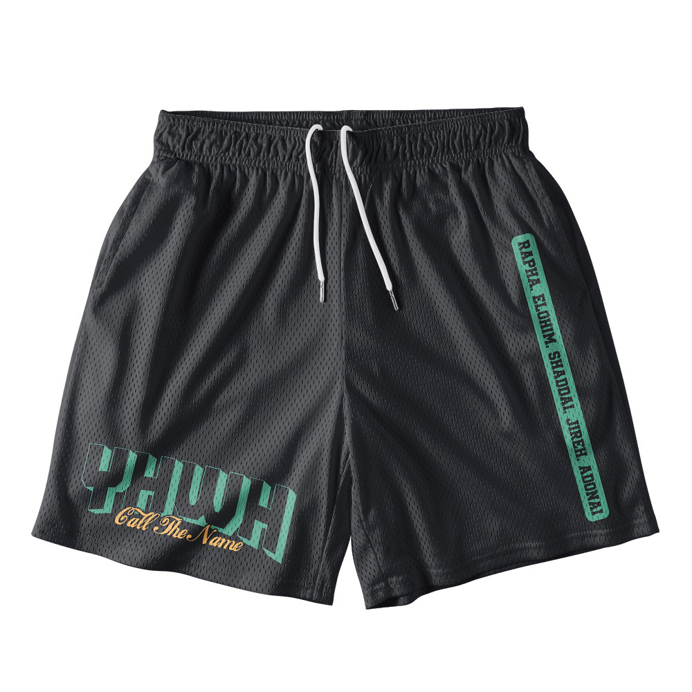 YHWH Christian Mesh Shorts