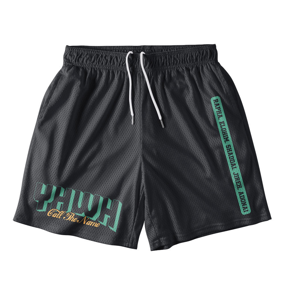 YHWH Christian Mesh Shorts