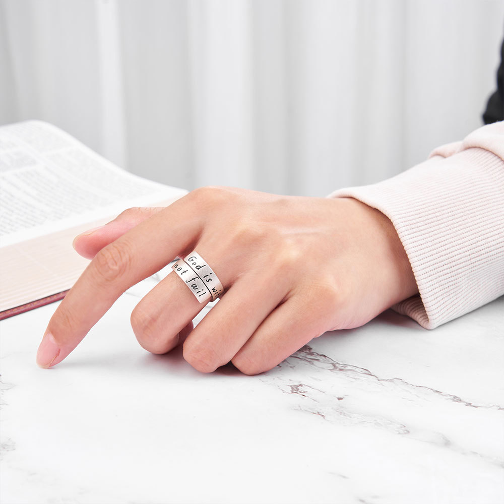 Twisted Christian 925 Sterling Silver Ring