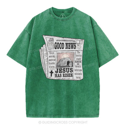 Good News  Christian Washed T-Shirt
