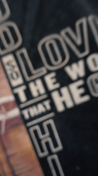 For God So Loved Christian Washed T-Shirt