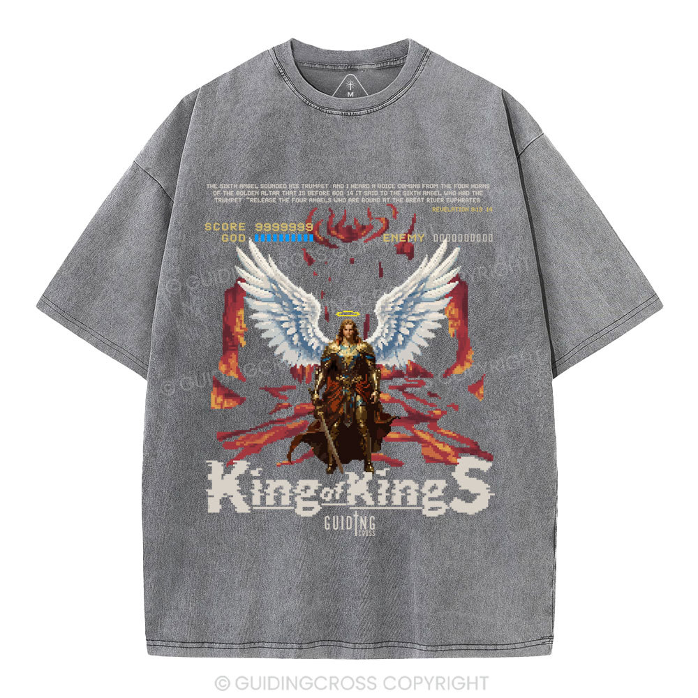 King Of Kings Christian Washed T-Shirt