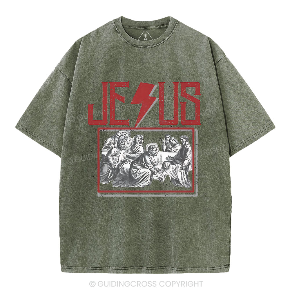Jesus Christian Washed T-Shirt