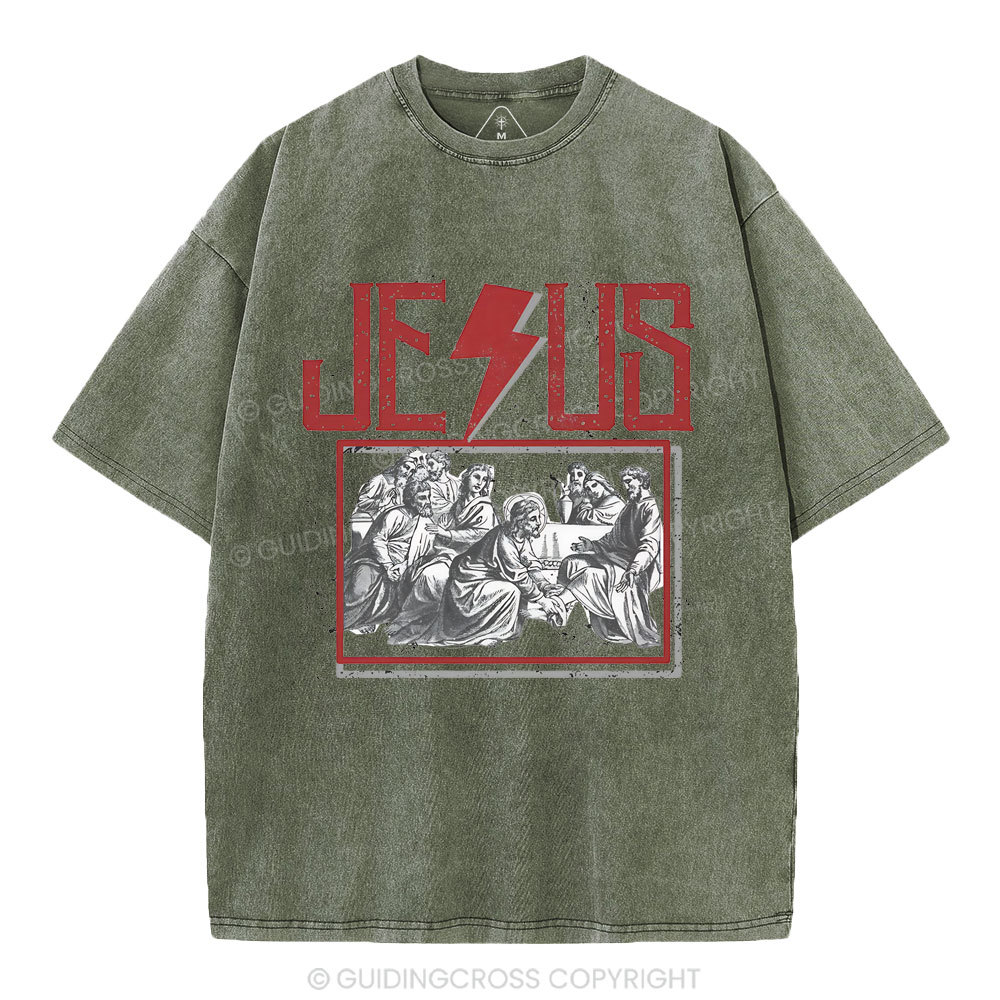 Jesus Christian Washed T-Shirt
