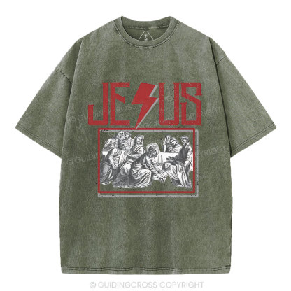 Jesus Christian Washed T-Shirt