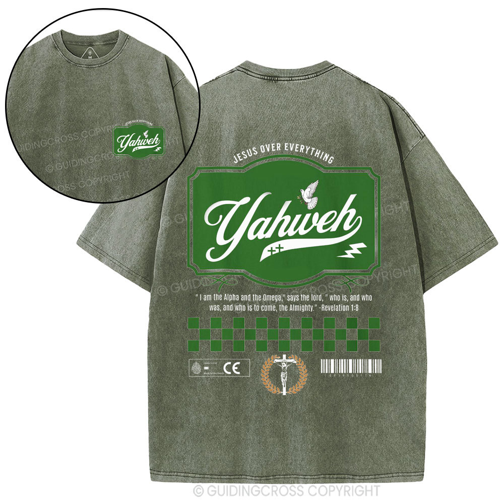 YAHWEH Christian Washed T-Shirt