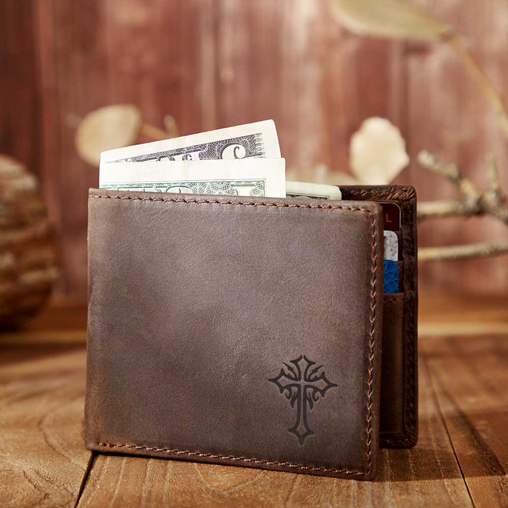 Personalized Leather Wallet
