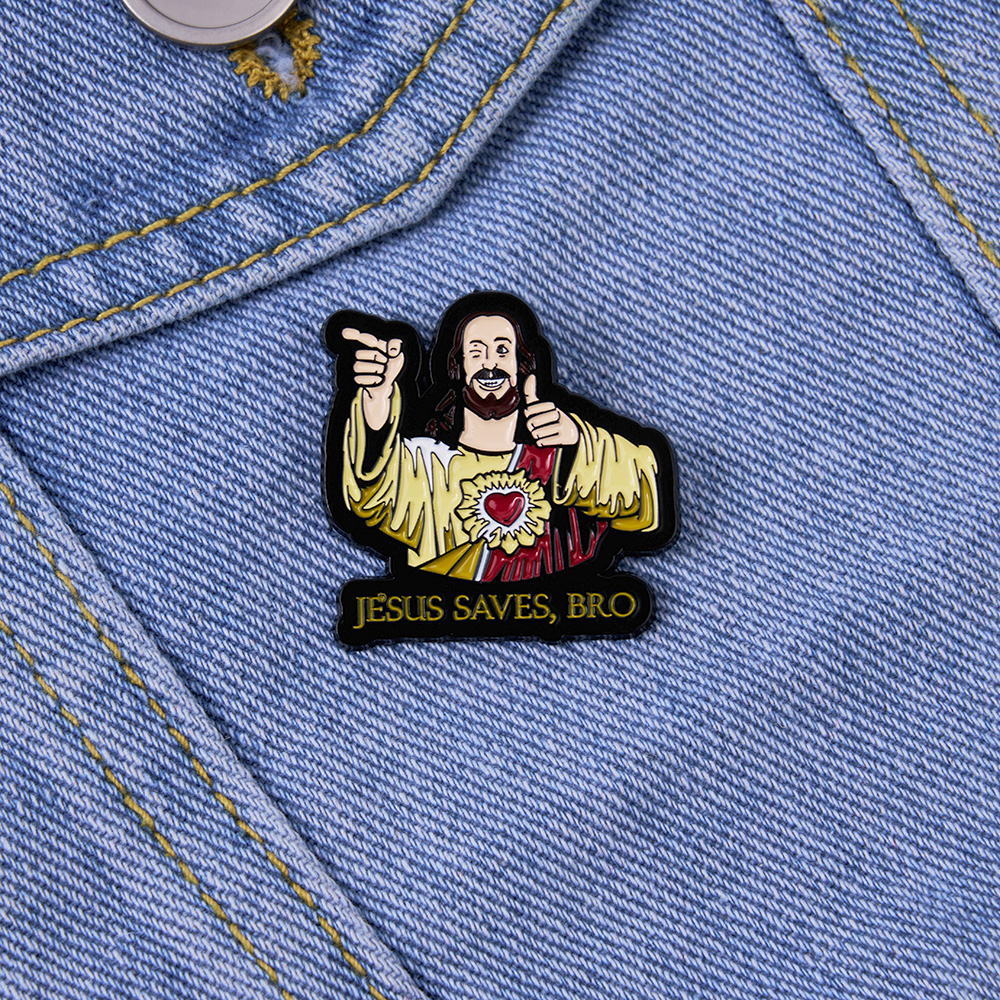 Jesus Saves Christian Pin