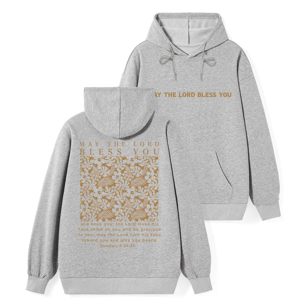May The Lord Blessed You Classic Christian Hoodie