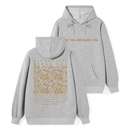 May The Lord Blessed You Classic Christian Hoodie