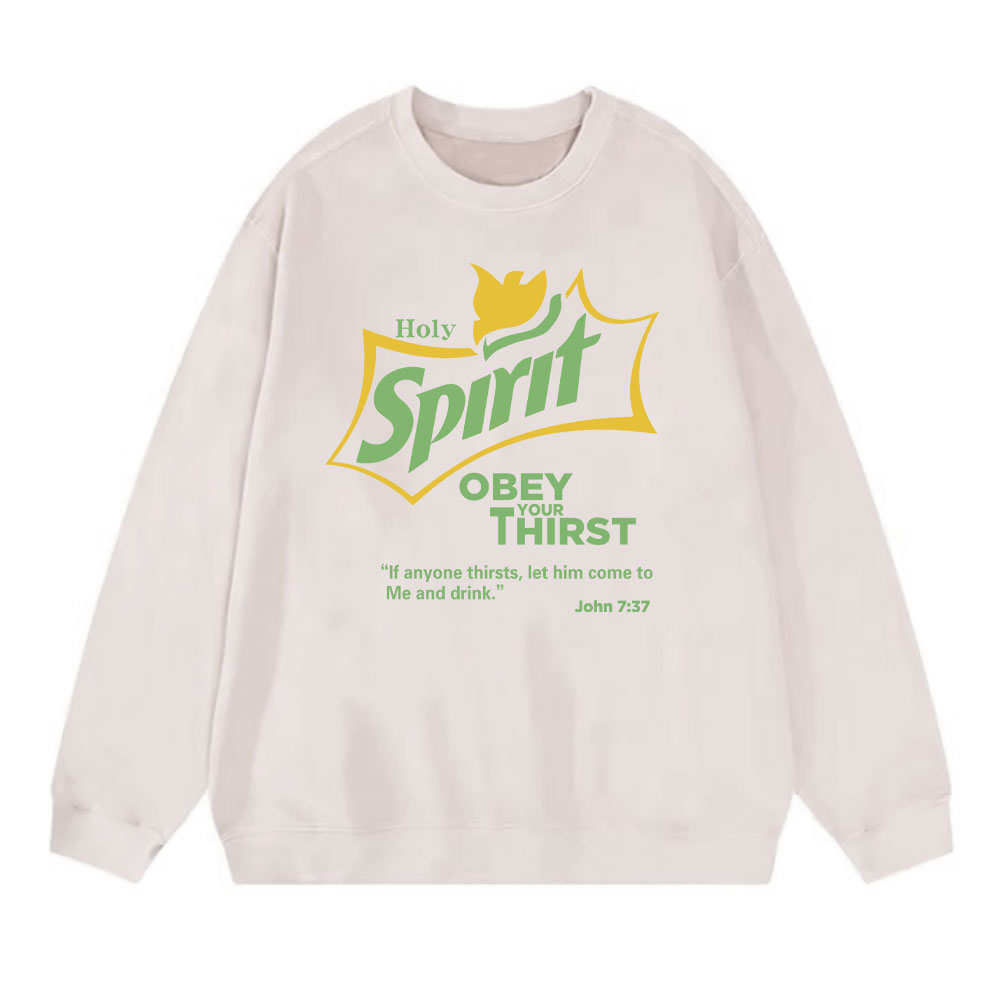 Holy Spirit Christian Washed Sweatshirt