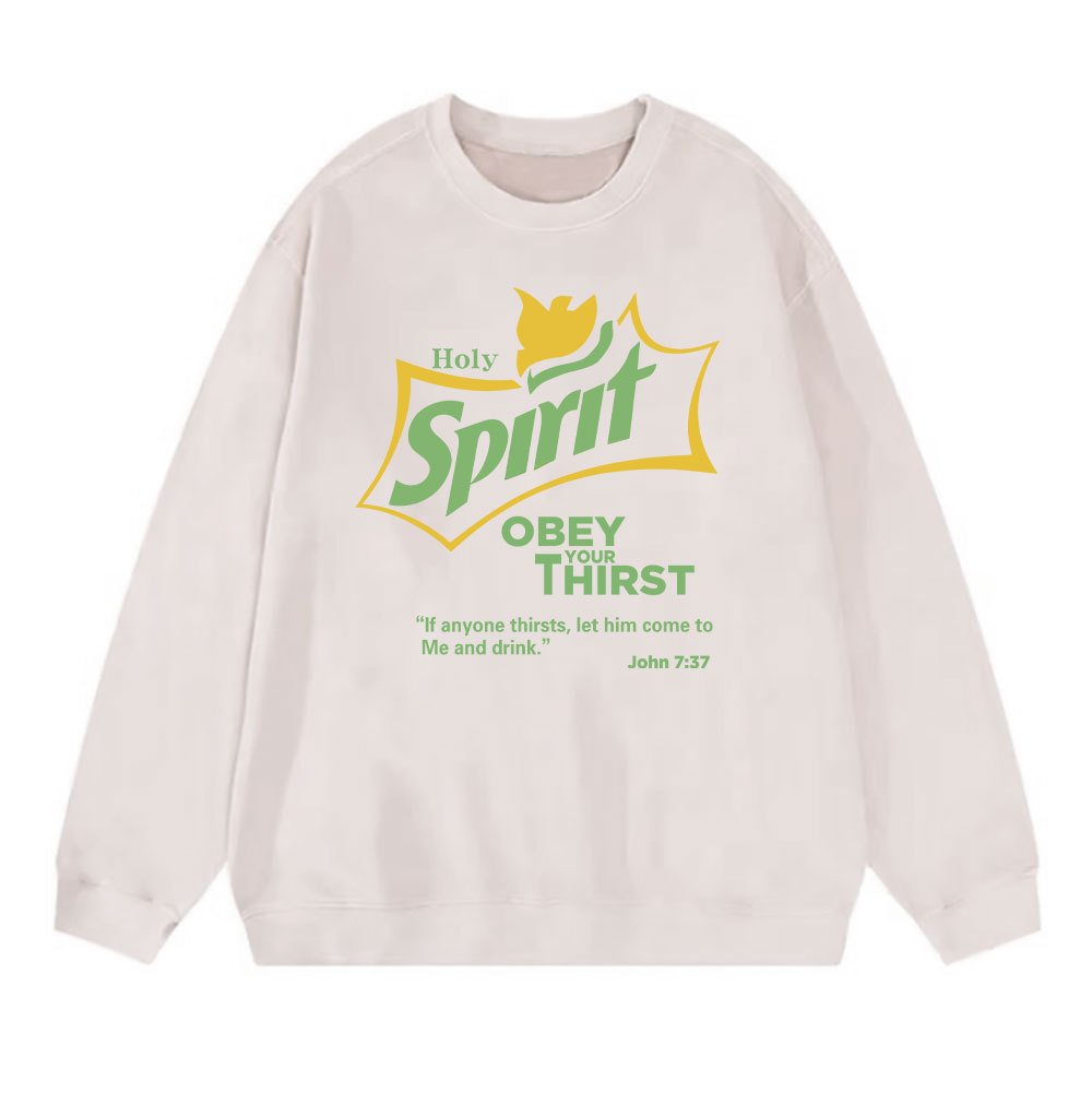 Holy Spirit Christian Washed Sweatshirt