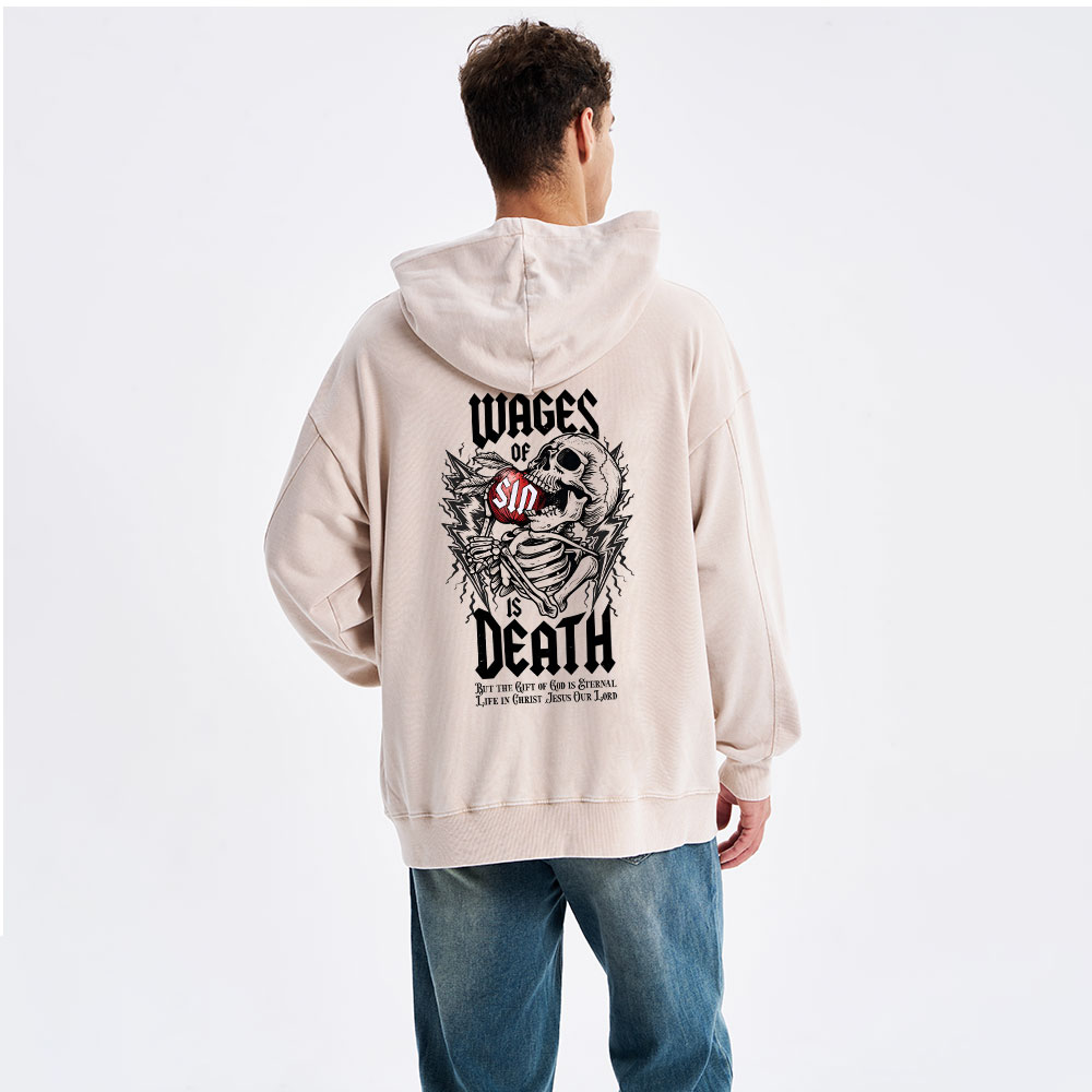 The Waves Of Sin Christian Washed Hoodie