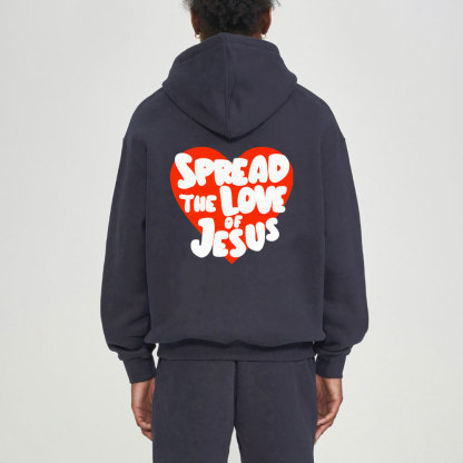 Spread The Love Of Jesus Christian Fleece Hoodie Set