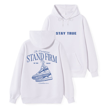 Stand Firm Classic Christian Hoodie