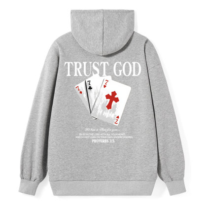 Trust God Classic Christian Hoodie