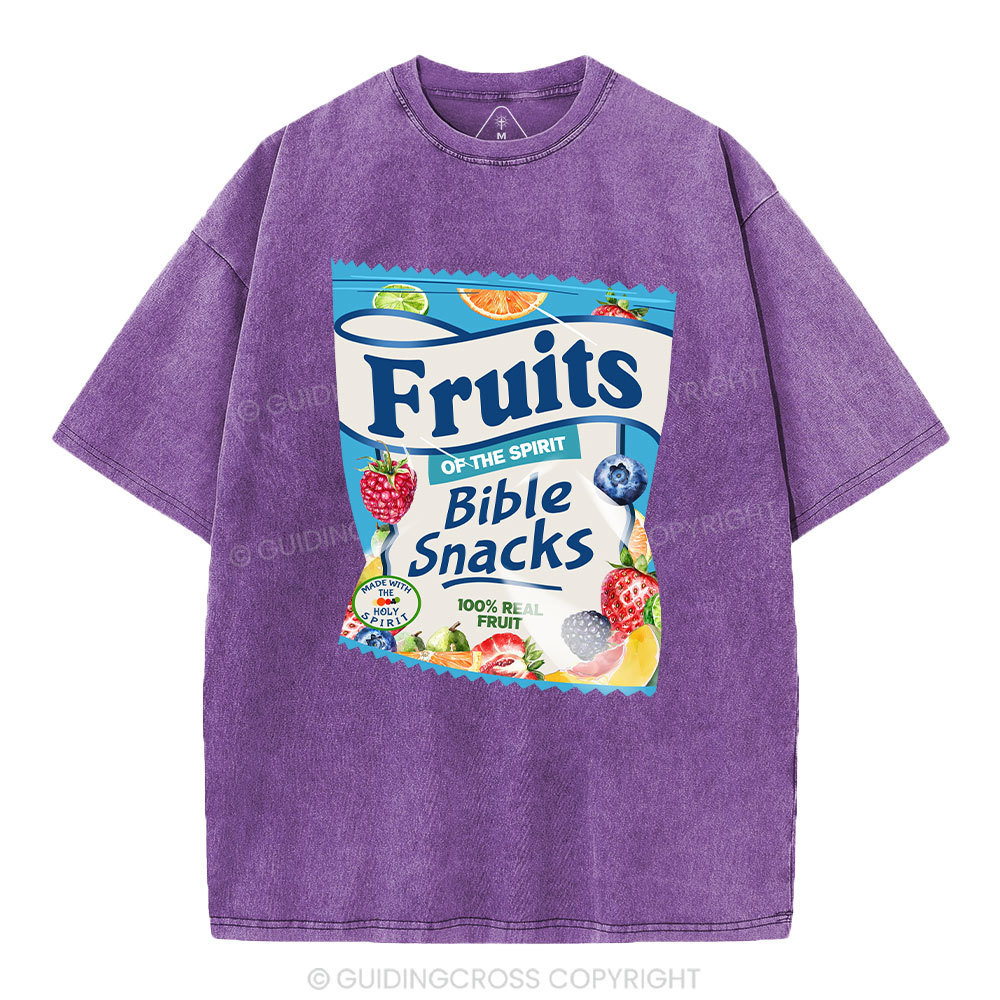 Fruit Of The Spirit Christian Washed T-Shirt