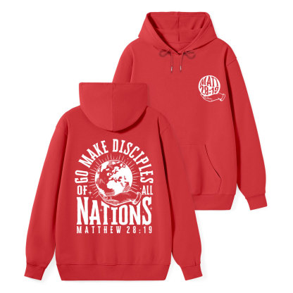 Go Make Disciple Of All Nations Classic Christian Hoodie